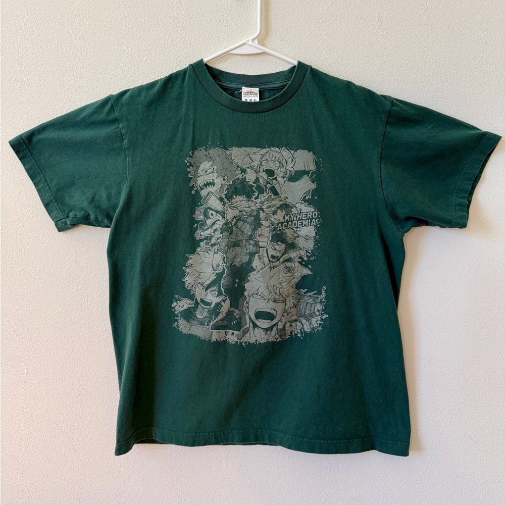 OFFICIAL JUMP SHOP My Hero Academia Green Graphic T-Shirt